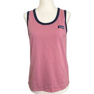 Patagonia Soft Sustainable Sleeveless Tank 100% Organic Cotton - Small - Pink